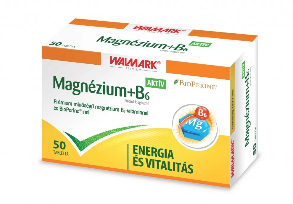 Szent Endre Gyógyszertár - Walmark bioperin magnézium.+b6-vitamin aktív tabletta 50x