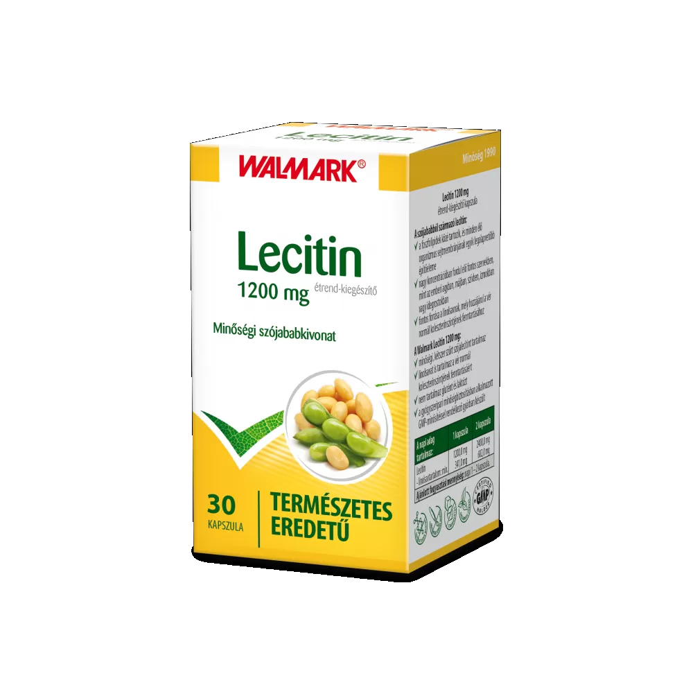 Szent Endre Gyógyszertár - Walmark lecitin 1200mg kapszula   30x