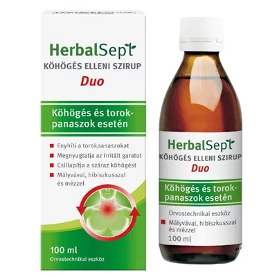 Szent Endre Gyógyszertár - Dr theiss herbalsept köhögés elleni duo 100ml
