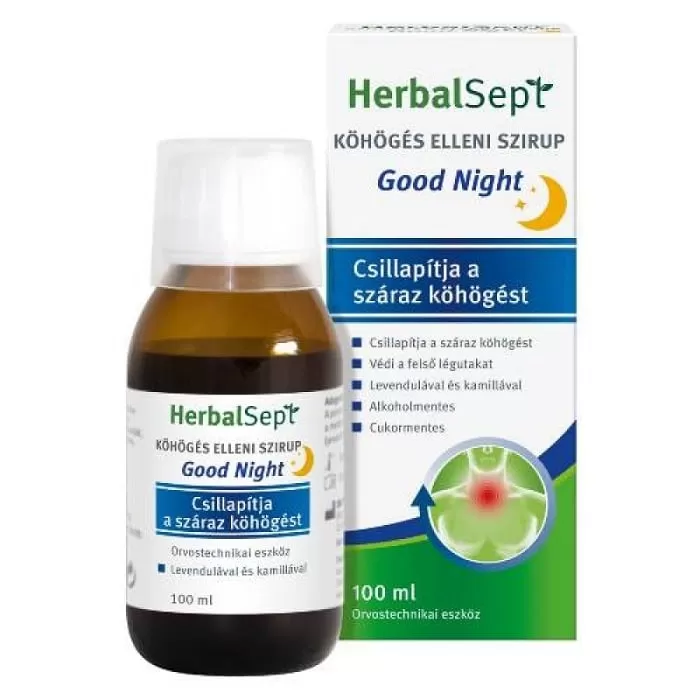 Szent Endre Gyógyszertár - Dr theiss herbalsept köhögés elleni good night 100m