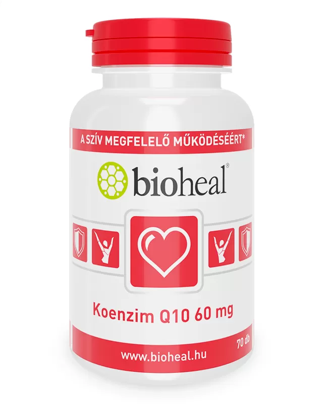 Szent Endre Gyógyszertár - Bioheal koenzim q10 60 mg szelénnel e-vitaminnal és b1-vitaminnal