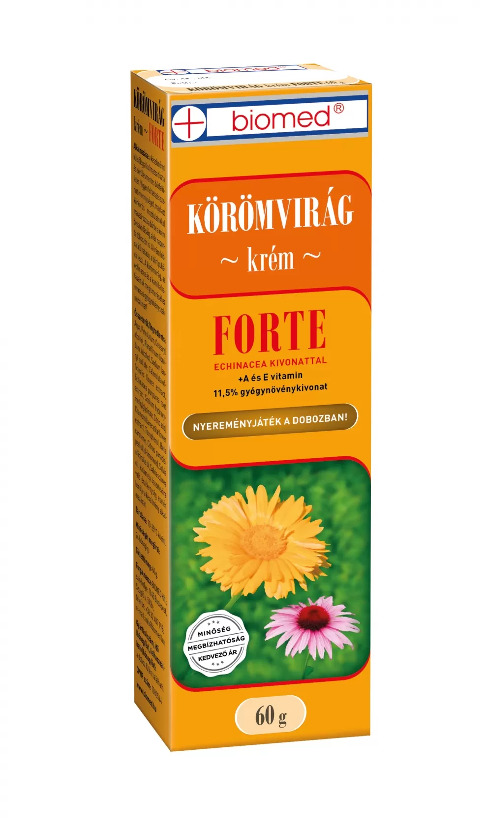Szent Endre Gyógyszertár - Biomed körömvirág krém forte 60g