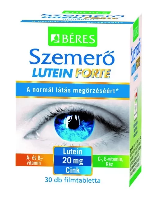 Szent Endre Gyógyszertár - Béres szemerő lutein forte étrendkiegészítő filmtabletta  30x