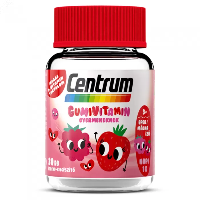Szent Endre Gyógyszertár - Centrum gumivitamin gyermek eper/málna 30x