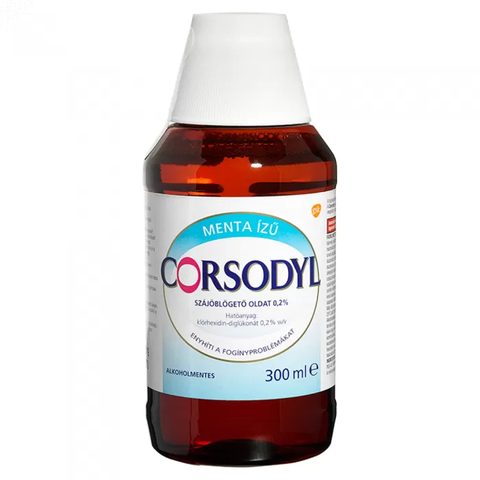 Szent Endre Gyógyszertár - Corsodyl alkoholmentes szájvíz 300ml