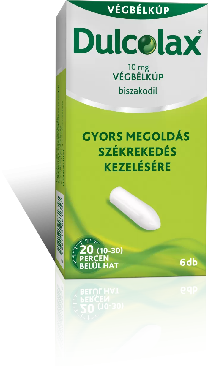 Szent Endre Gyógyszertár - Dulcolax 10 mg végbélkúp 6x