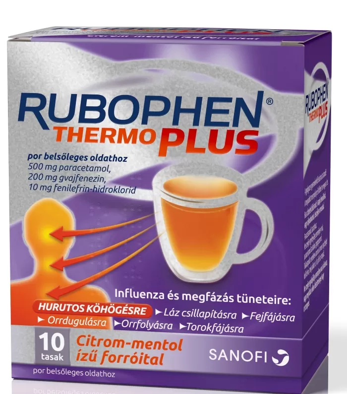 Szent Endre Gyógyszertár - Rubophen thermoplus por belsőleges oldat 10x