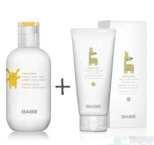 Szent Endre Gyógyszertár - Babe gyermek atopiás csomag (testápoló+tusfürdő) 2x200ml
