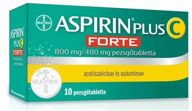 Szent Endre Gyógyszertár - Aspirin plus c forte 800mg/480mg pezsgőtabletta 10x