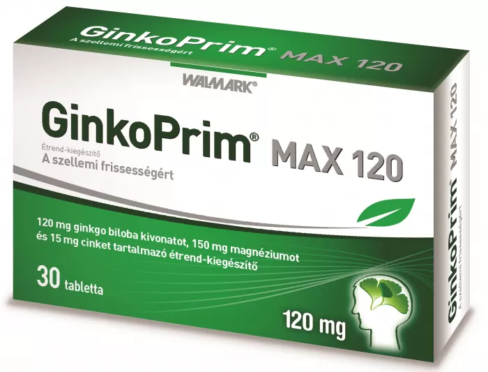 Szent Endre Gyógyszertár - Walmark ginkoprim max 120mg tabletta 30x