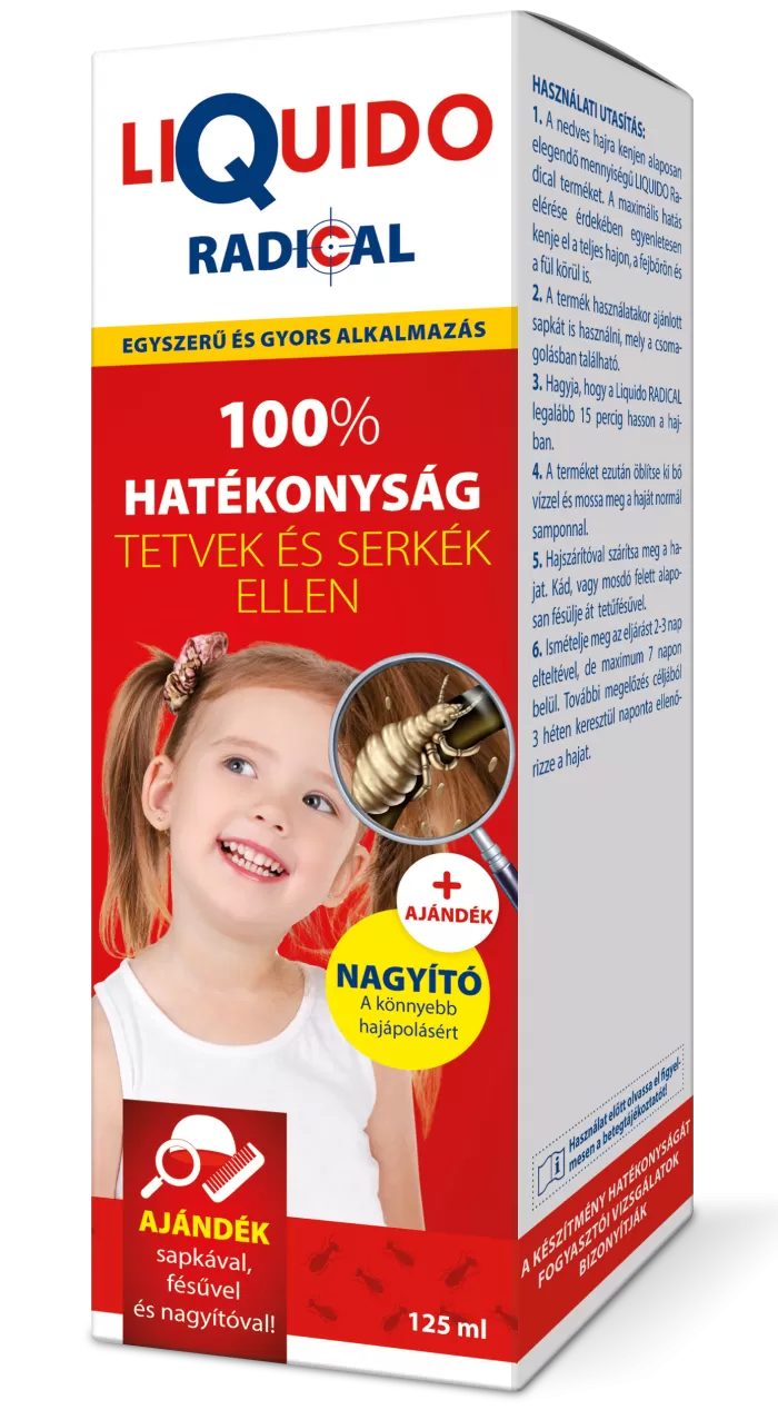 Szent Endre Gyógyszertár - Liquido radical sampon tetű és serkeírtó 125ml