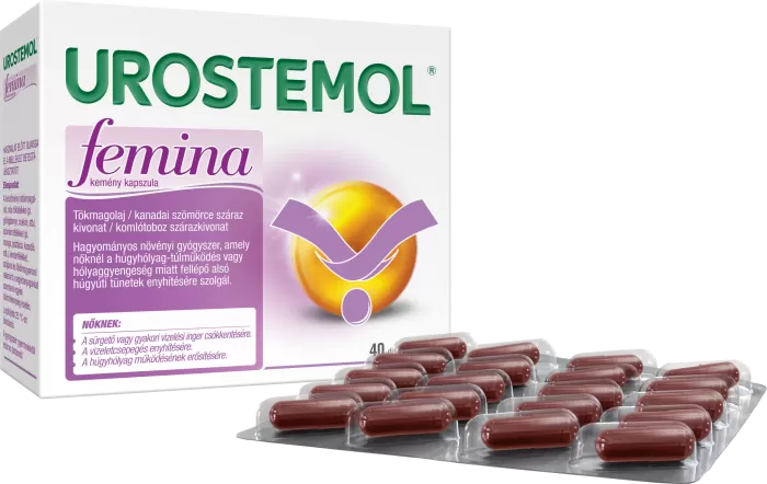 Szent Endre Gyógyszertár - Urostemol femina kemény kapszula 40x
