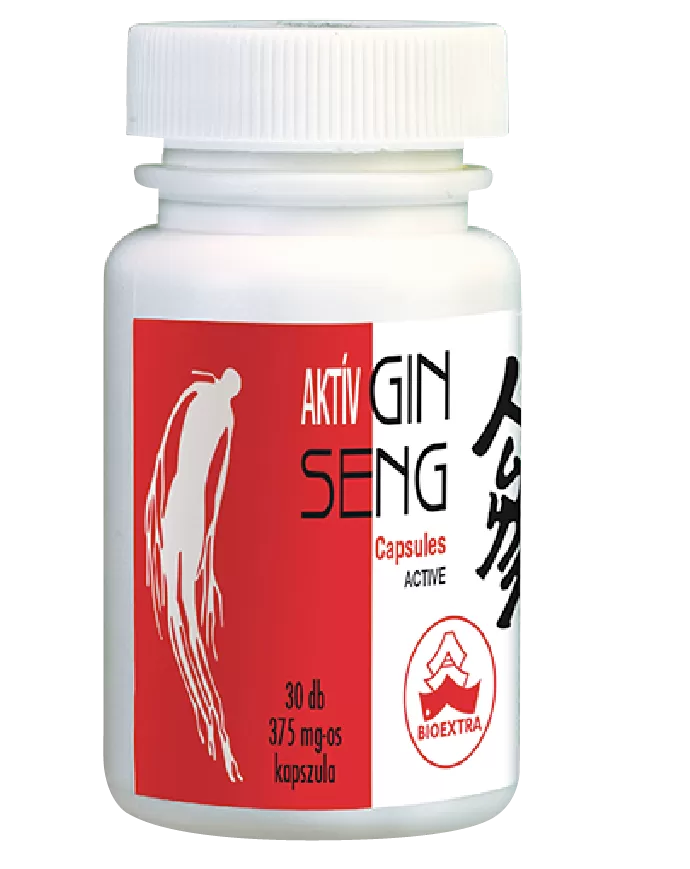 Szent Endre Gyógyszertár - Bioextra aktiv ginseng 375mg kapszula 30x