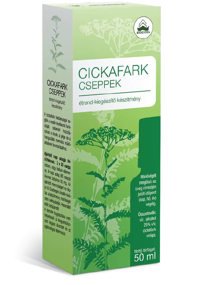 Szent Endre Gyógyszertár - Bioextra cickafark csepp 1x 50ml