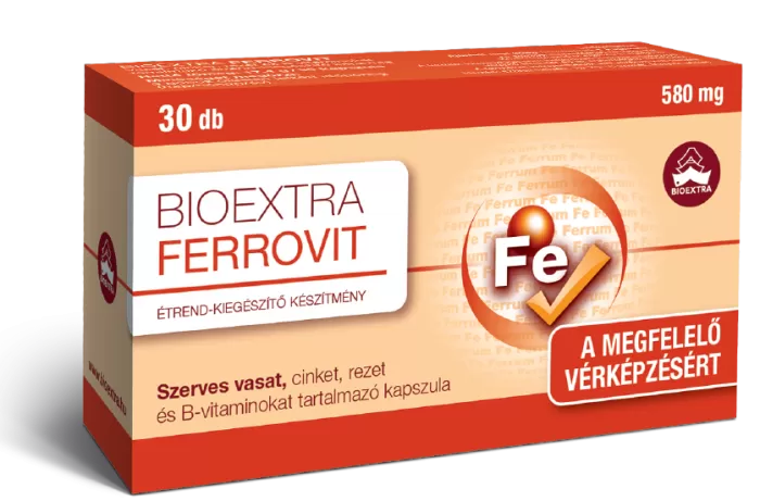 Szent Endre Gyógyszertár - Bioextra ferrovit kapszula 30x
