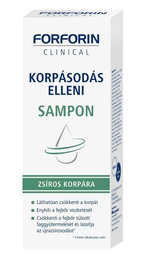 Szent Endre Gyógyszertár - Forforin sampon zsíros korpára 200ml