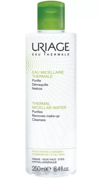 Szent Endre Gyógyszertár - Uriage micellás arc- és sminklemosó termálvízzel - zsíros és kombinált bőrre 250ml