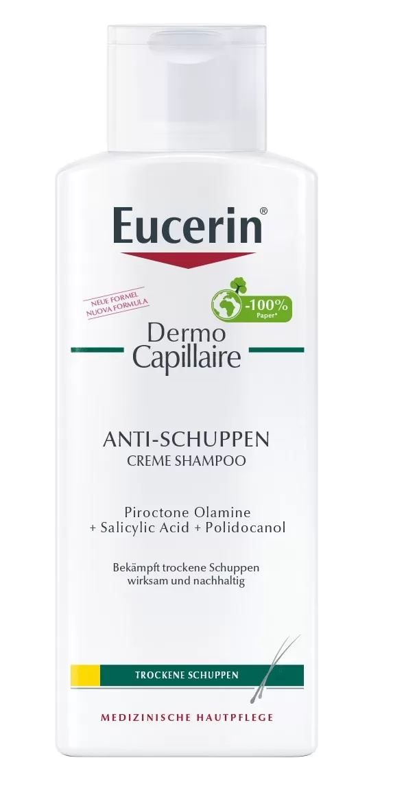 Szent Endre Gyógyszertár - Eucerin dermocapillaire korpásodás elleni sampon száraz korpa 250ml