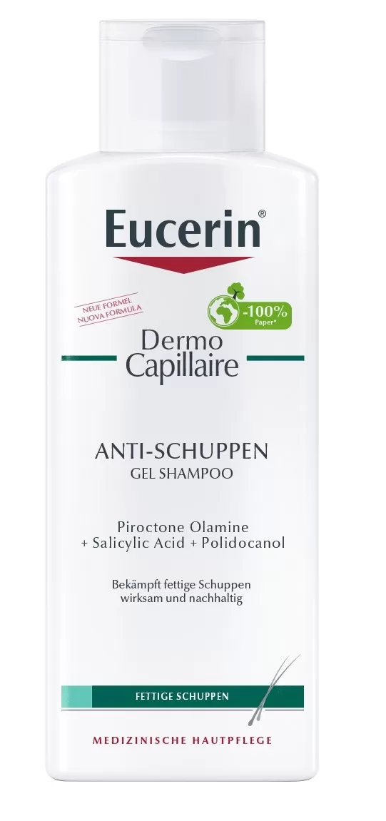 Szent Endre Gyógyszertár - Eucerin dermocapillaire korpásodás elleni sampon zsíros korpára 250ml