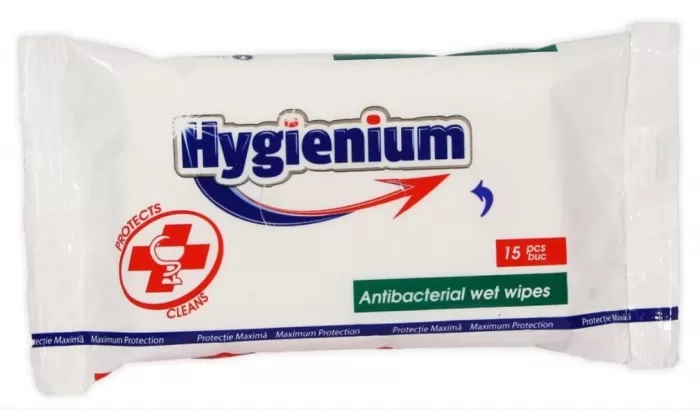 Szent Endre Gyógyszertár - Hygienium antibakteriális törlőkendő 15x