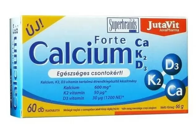Szent Endre Gyógyszertár - Jutavit calcium forte ca/k2/d3 tabletta 60x