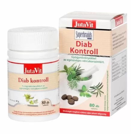 Szent Endre Gyógyszertár - Jutavit diab kontroll tabletta 80x