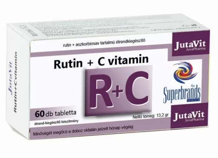 Szent Endre Gyógyszertár - Jutavit rutin+ ascorbin (50x +10x) 60x