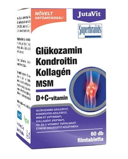Szent Endre Gyógyszertár - Jutavit glükozamin kondroit kollagén msm filmtabletta  60x