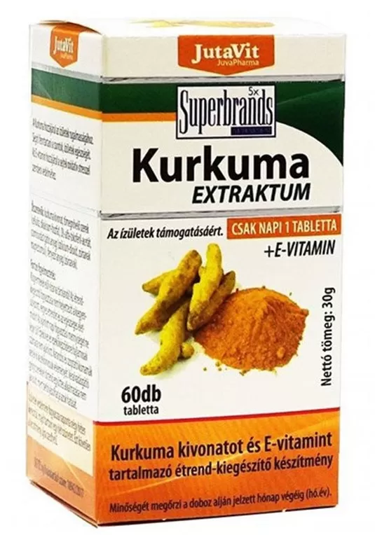 Szent Endre Gyógyszertár - Jutavit kurkuma forte tabletta 60x