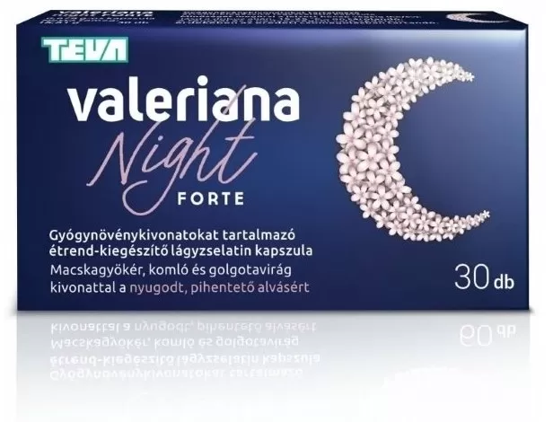 Szent Endre Gyógyszertár - Valeriana night forte etrkieg.kapsz. 30x