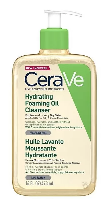 Szent Endre Gyógyszertár - Cerave hidratalo habzo olajos tisztito 473ml