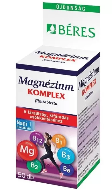 Szent Endre Gyógyszertár - Béres magnézium komplex filmtabletta 50x