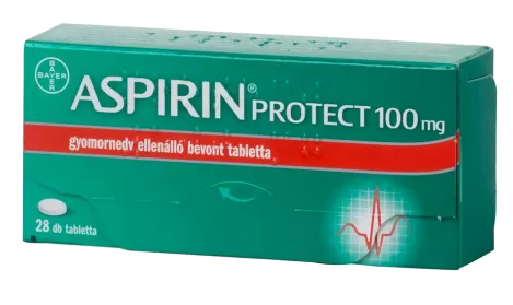 Szent Endre Gyógyszertár - Aspirin protect 100 mg gyomornedv ellenálló bevont tabletta 28x