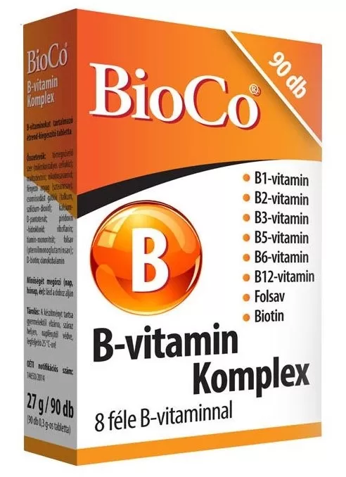 Szent Endre Gyógyszertár - Bioco b vitamin komplex tabletta 90x