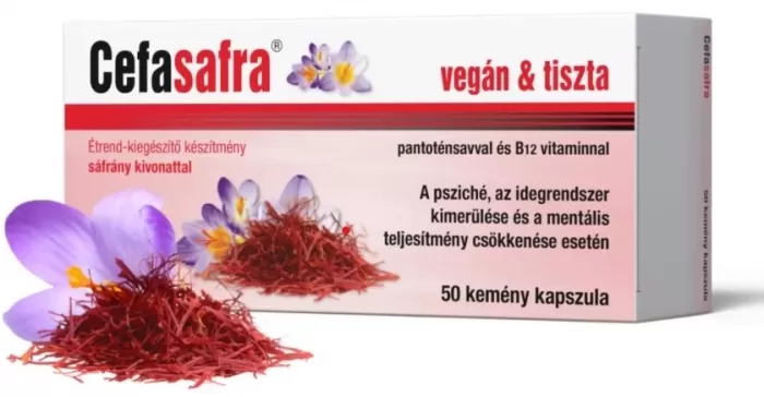 Szent Endre Gyógyszertár - Cefasafra sáfrány kivonat kapszula 50x