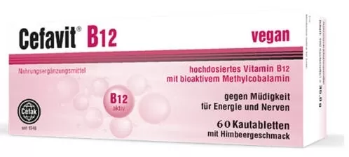 Szent Endre Gyógyszertár - Cefavit b12 ragótabletta 60x
