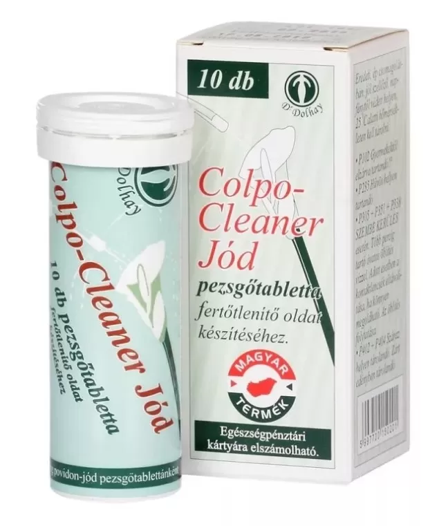 Szent Endre Gyógyszertár - Colpo-cleaner jód pezsgőtabletta  ote 10x