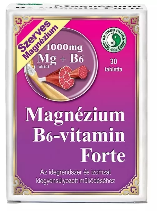 Szent Endre Gyógyszertár - Dr chen mg+b6+ginkgo forte tabletta 30x