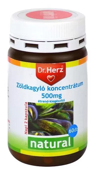 Szent Endre Gyógyszertár - Dr herz zöldkagyló kapszula 60x