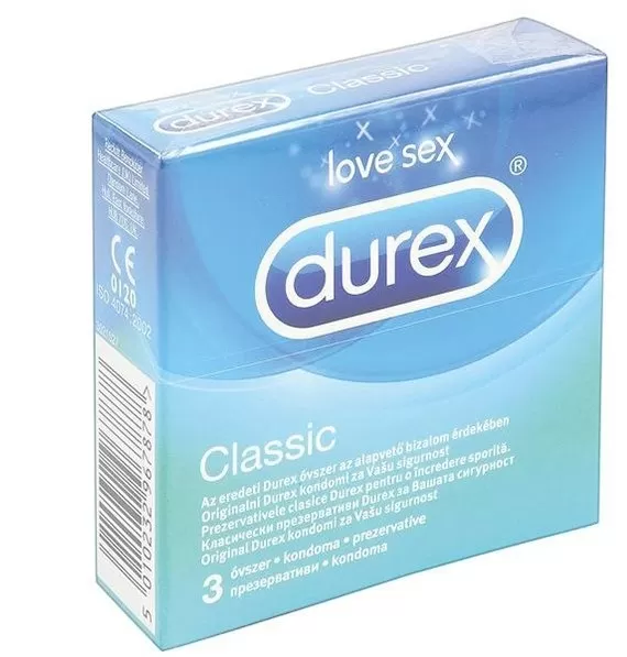 Szent Endre Gyógyszertár - Durex classic óvszer síkosított 3x