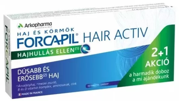 Szent Endre Gyógyszertár - Forcapil hair actív tabletta 90x