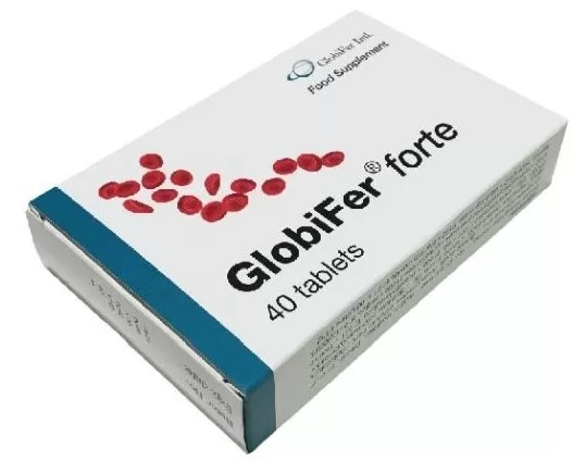 Szent Endre Gyógyszertár - Globifer forte vastartalmú étrendkiegészítő tabletta 40x
