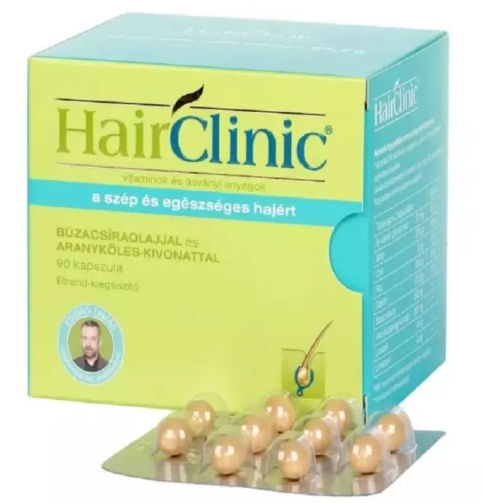 Szent Endre Gyógyszertár - Hairclinic hajerősítő (szépség) kapszula  90x