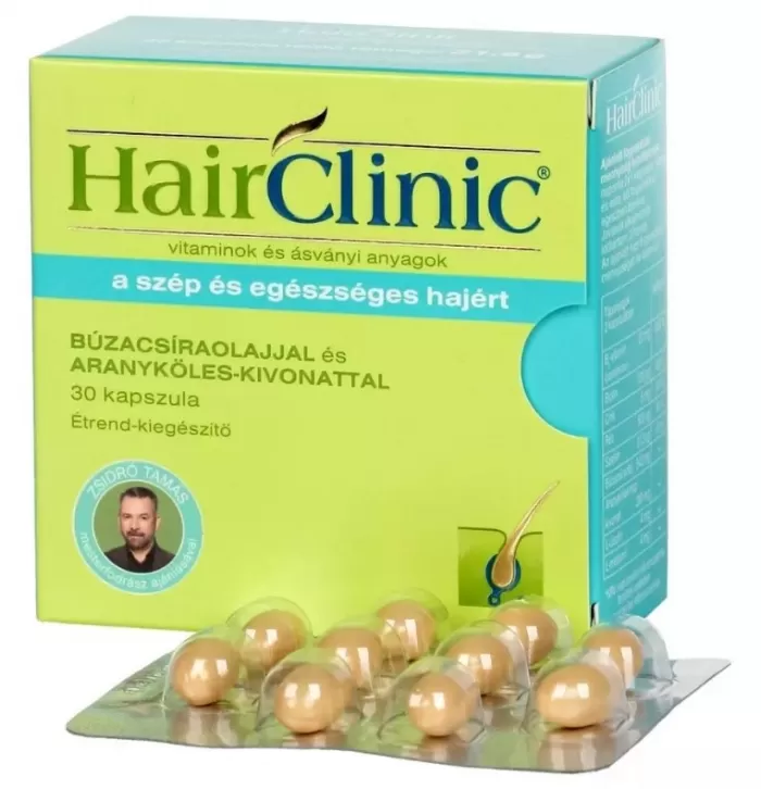 Szent Endre Gyógyszertár - Hairclinic hajerősítő (szépség) kapszula  30x