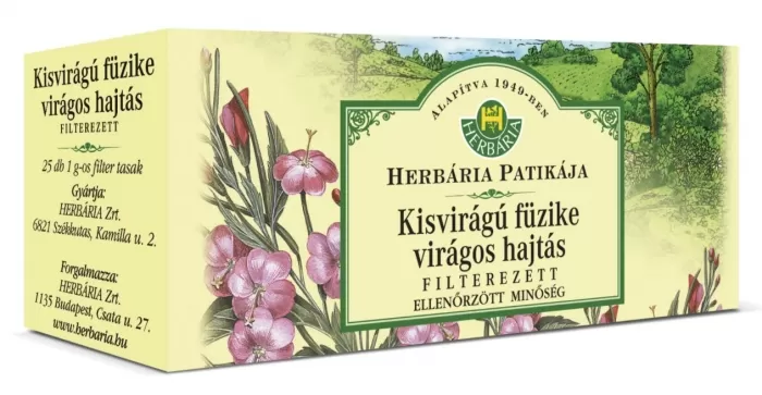 Szent Endre Gyógyszertár - Herbária kisviragú füzikefű tea 25x 1g