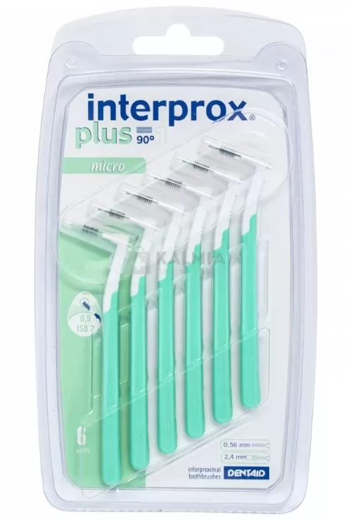 Szent Endre Gyógyszertár - Interprox plus fogközkefe micro zöld 6x