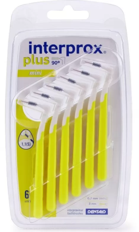 Szent Endre Gyógyszertár - Interprox plus fogközkefe mini sárga 6x