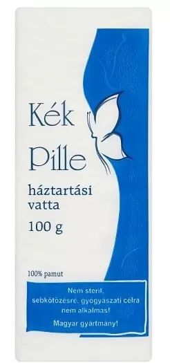 Szent Endre Gyógyszertár - Kék pille vatta 100% pamut 1x 100g