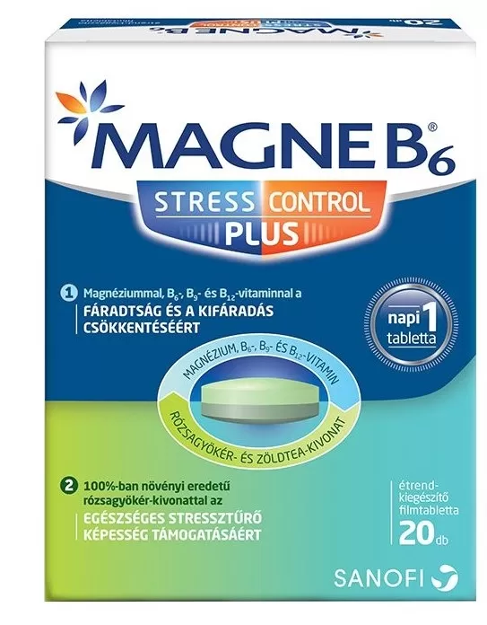 Szent Endre Gyógyszertár - Magne b6 stress control plus filmtabletta 20x