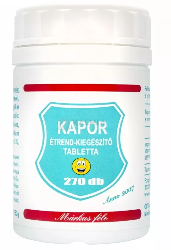 Szent Endre Gyógyszertár - Markus kapor tabletta 270x